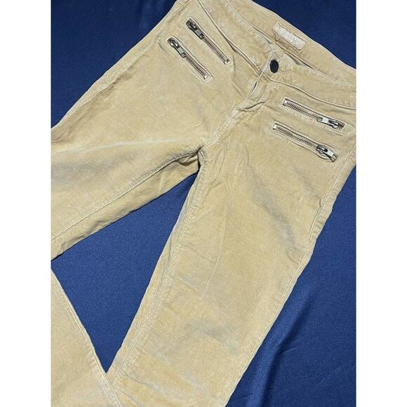 Women’s Guess Mustard‎ Corduroy Yellow Pants Size 25 Style#W33A48DOPPO - Picture 1 of 5